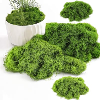 Dailygoods- Kunstmos 200 g - Decoratie Mos - Moswand - Tafeldecoratie - Aquariumdecoratie - Doe-het-zelf Modelbouw - Esthetische Decoratie - Nepmos