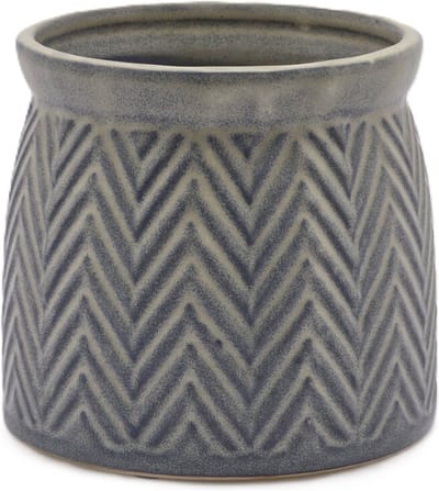 EGD Bloempot Blauw D 18.5 cm H 16.5 cm