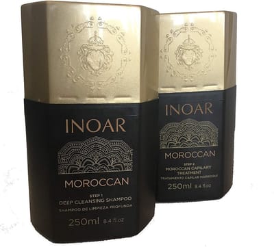 Inoar  Kit 2x250ml marokkaanse  Keratin treatment moroccan moroccain Keratine behandeling