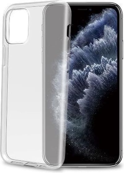 Celly Gelskin Siliconen hoesje - Geschikt voor Apple iPhone 11 Pro - TPU Back cover - Transparant