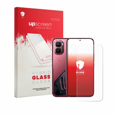 upscreen - Screenprotector voor Infinix GT 50 Pro (Voor+Camera) - Folie Beschermfolie Beschermglas transparant