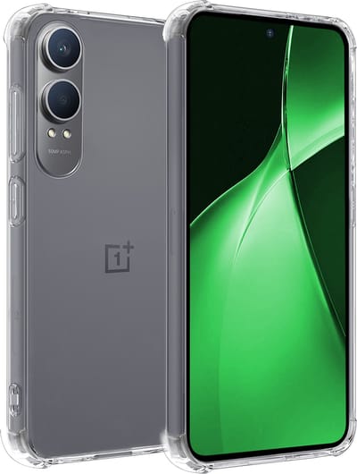 Hoesje Geschikt voor OnePlus Nord CE 4 Lite - Sterk & Shockproof - Siliconen Case - Back Cover - Telefoon Hoes Shock Proof - Transparant