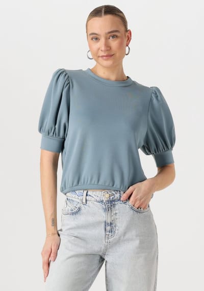 Minus Livana T-shirt Tops & T-shirts Dames - Shirt - Lichtblauw - Maat XS
