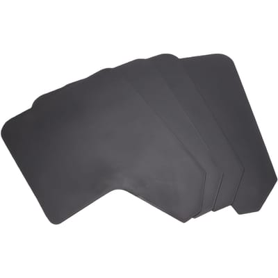 Universele Spatlappen Set Zwart Voor Achter Auto Spatborden voor Vrachtwagens Auto's SUV's Bestelwagens met Schroeven