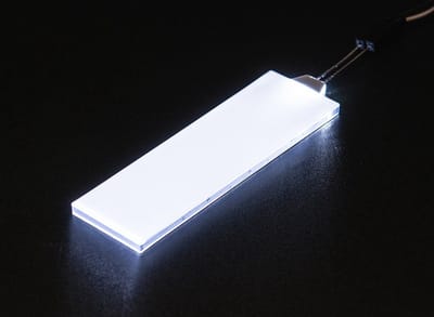 White LED Backlight Module - Medium 23mm x 75mm Adafruit 1622