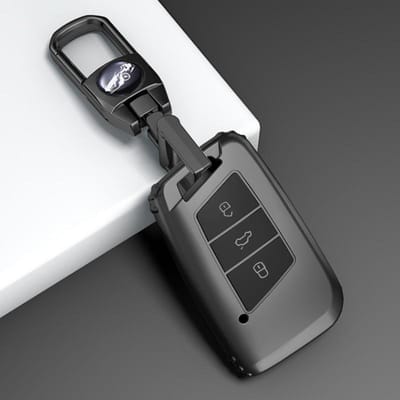 Nouveau Étui de Protection en TPU pour Clé de Voiture Sac Pour Vw Volkseagen Passat B8 Magotan Pour Skoda Superb A7 Kodiaq Seat Coque Porte-Clés gray