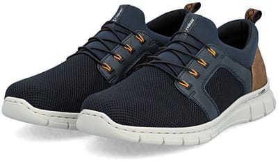Rieker Instapper - Mannen - Blauw/Cognac - Maat 42