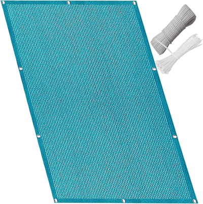 Balkon Privacy Scherm - Winddicht Scherm - Buitenruimte Afschermen - 80% Lichtblokkering - 160 x 550 cm - Hemelsblauw