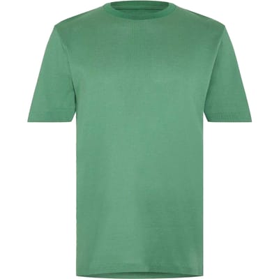 Boss Heren Normaal T-Shirt (Groen)