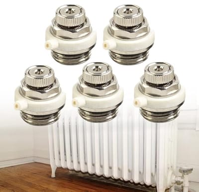 Automatische Ontluchtingsklep voor Radiatoren - Zelf Bloeden Radiatorventiel (5 stuks)