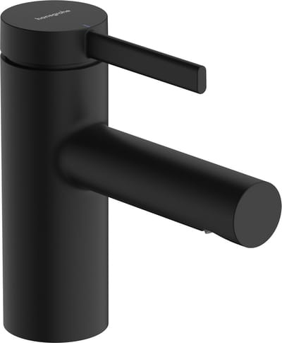 hansgrohe Zesis S toiletkraan 70 met rechte greep voor koud water of vooraf ingestelde temperatuur zonder afvoer mat zwart