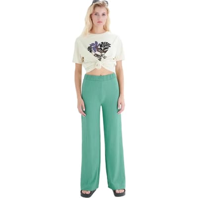 Dames brede ribbroek 24 Colours