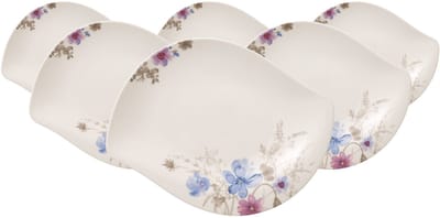 Schalen Mariefleur Gris Serve & Salad 34 x 26 cm Set van 6