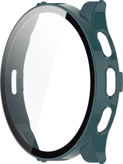 Watch case screenprotector - hoesje - geschikt voor Garmin Venu 3S - donkergroen
