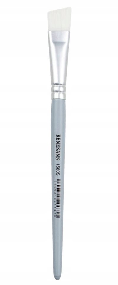Renesans Schuin Synthetisch Kwast Nr. 1/4 - Hard Wit