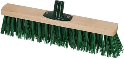 KOTARBAU® Straatbezem, Veegbezem, Tuinbezem, Beukenhout, 40 cm, Groen, Buitenbezem, Harde Veegbezem, Houten Straatbezem, Zonder Steel