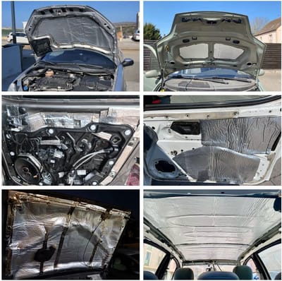 Geluidsisolatie Mat - Warmte isolatie - Auto Comfort - Zelfklevend - 100x100 cm - Aluminium