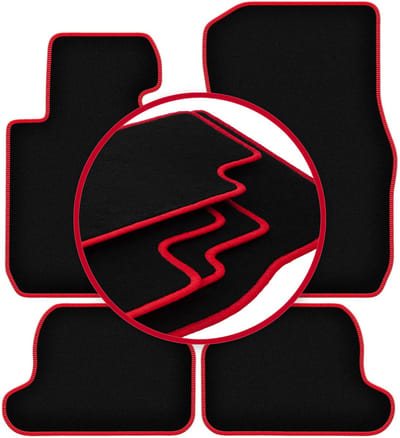 CARLUX-RED automatten voor: BMW 1 F23 cabriolet (2011-2019)