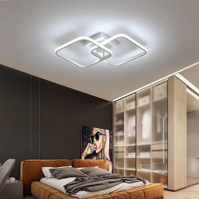 Plafondlamp - LED Plafonniére - wit - l: 59cm - 6500K - 3570Lm - 42W