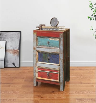Montreal-Commode - 3-Laden - Bruin