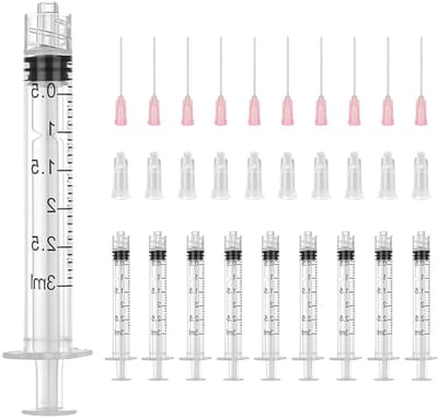 Solidchoice - Set van 10 Plastic Spuiten met Blunt Needles voor Precisie