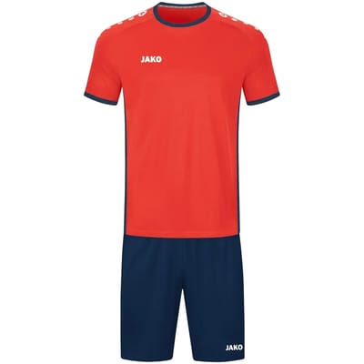 Jako Primera Shirt Korte Mouw Heren - Flame / Navy | Maat: S