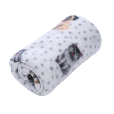zooplus Basics Knuffeldeken Fleece Honden Stippen 150x100cm hond
