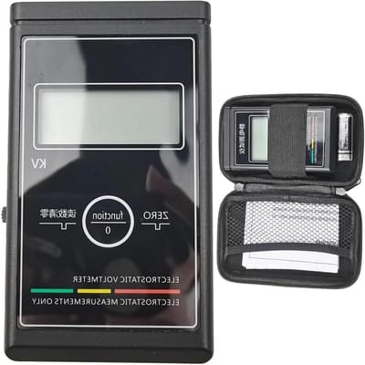 Statische Meter - Tester Spanning - Industrieel Testen - Groot Meetbereik - 0-50KV - Zwart