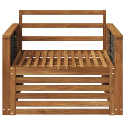 vidaXL - Buiten - Midden - Sofa - Naturel