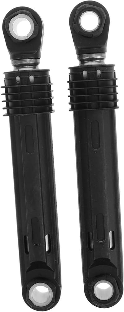 Wasmachine Schokdempers - Ophangstangen Set - Stabiliseren Trommel - Effectieve Trillingsdemping - 2 Stuks - Zwart