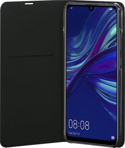 Bigben Connected, Hoesje geschikt voor Huawei P Smart 2019 - Folio met Standaard & Kaarthouder, Zwart