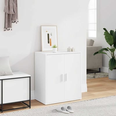 vidaXL - Schoenenkasten - 60 - x - 35 - x - 70 - cm - Wit