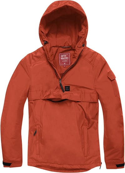 Vintage Industries Wallace Anorak oranje L