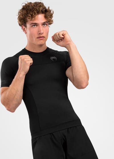 Venum G-Fit Air Rash Guard Korte Mouwen Zwart - XXL