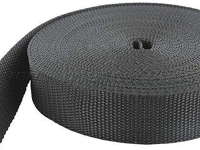 Robuuste Zwarte PP Riem van 10m x 30mm - UV-bestendig en veelzijdig