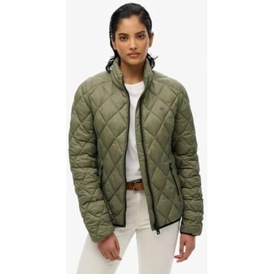 Superdry Diamond Quilt Fuji Lite Jas Dames - Maat 16