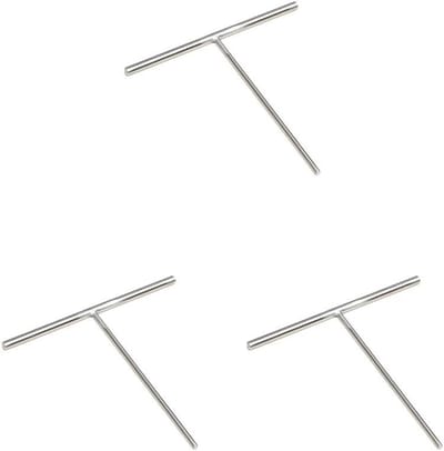 Pannenkoeken spreider - Beslag verdeler - Bakken - T-vorm - 3 stuks - Zilver