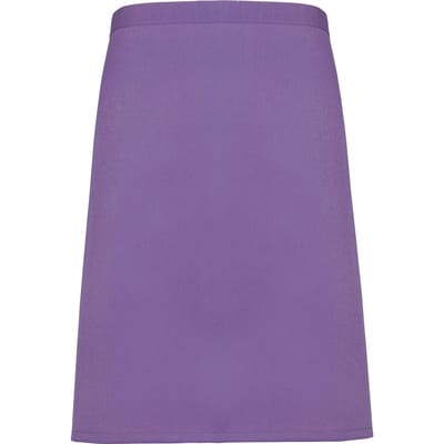Premier Dames/Dames Mid-Length Apron (Pakket van 2) (Rijke Violet)