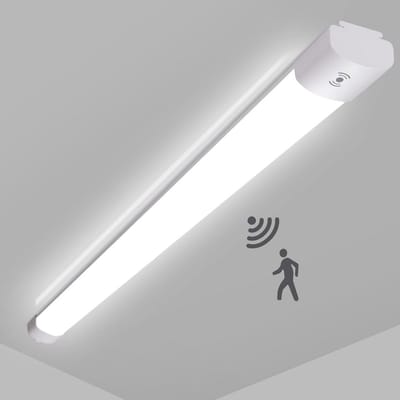 LED-buis 120 cm 36 W 3950 lm waterdicht IP65 met bewegingsmelder voor kelder kantoor werkplaats schuur