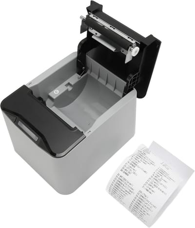 Snelle 80mm Thermische Bonprinter met USB en LAN - Automatische Snijder - POS Compatibel