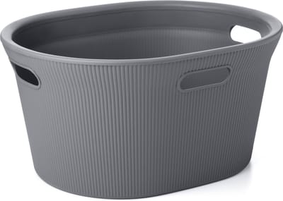 Heupwasmand grijs / wasmand 35 liter