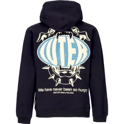 Hungry-hoodie voor heren zwart