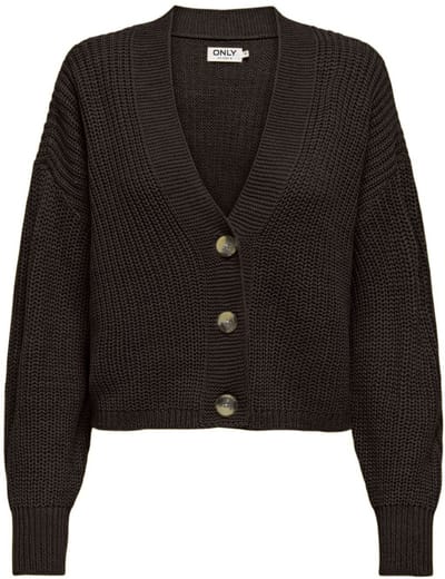 Only Vest Onlcarol Nice L/s Cardigan Knt Noos 15211521 Chocolate Torte Dames Maat - XS