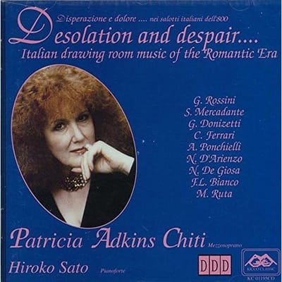 CD PATRICIA ADKINS CHITI(M.SOP); HIROK - PESOLATION EN WANHOOP KC01195CD Italië Klassiek Gebruikt