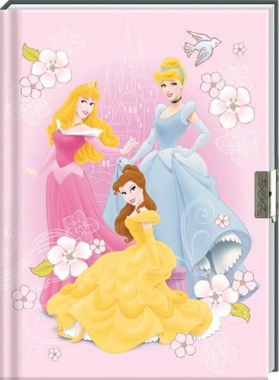 Set dagboek Prinses met slot / 6x8,95