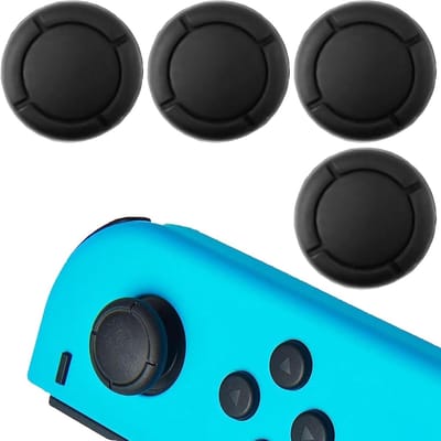 Siliconen joystick-kappen voor Nintendo Switch - 4 stuks, verbeterde grip, bescherming en comfort voor Joy Con controllers
