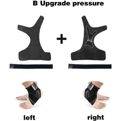 2 stuks Enkelbrace Compressiehoes Gym Fitness Enkelondersteuning Uitrusting Voetgewicht Wrap Basketbal Volleybal Beschermer Hoge Kwaliteit Praktisch Dagelijks Gebruik S