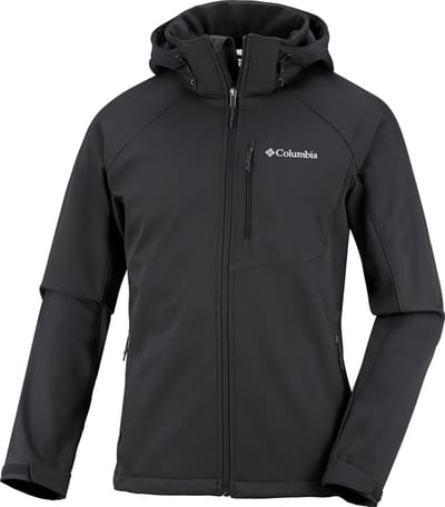 Columbia Cascade Ridge™ II Softshell Jas - Soft Shell Jas voor Heren - Outdoorjas - Zwart - Maat S