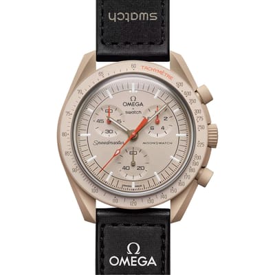 Swatch x Omega Bioceramic Moon Mission To Jupiter Montres Homme Gris SO33C100 Coffee Watch Dial
