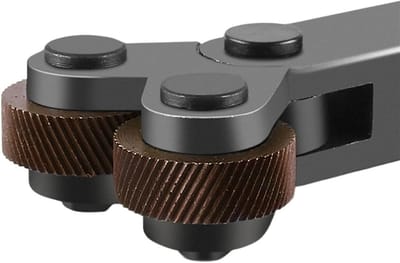Gereedschapsset kartelen - Reliëf tandwielvormer - Metaal bewerken - Hoge sterkte staal - 0.6mm - Zilverkleurig